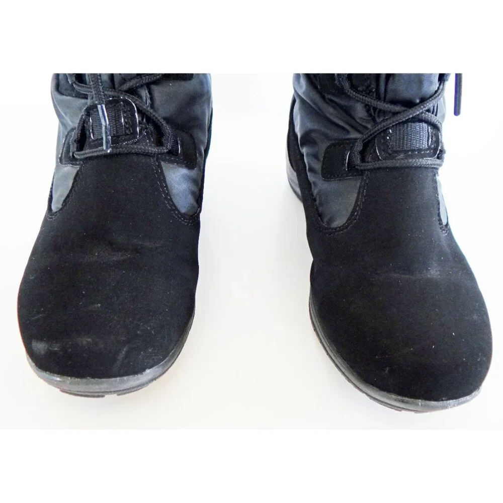 KHOMBU Anne Waterproof Boots Black Size 7 M Women's Winter / Snow Boots
